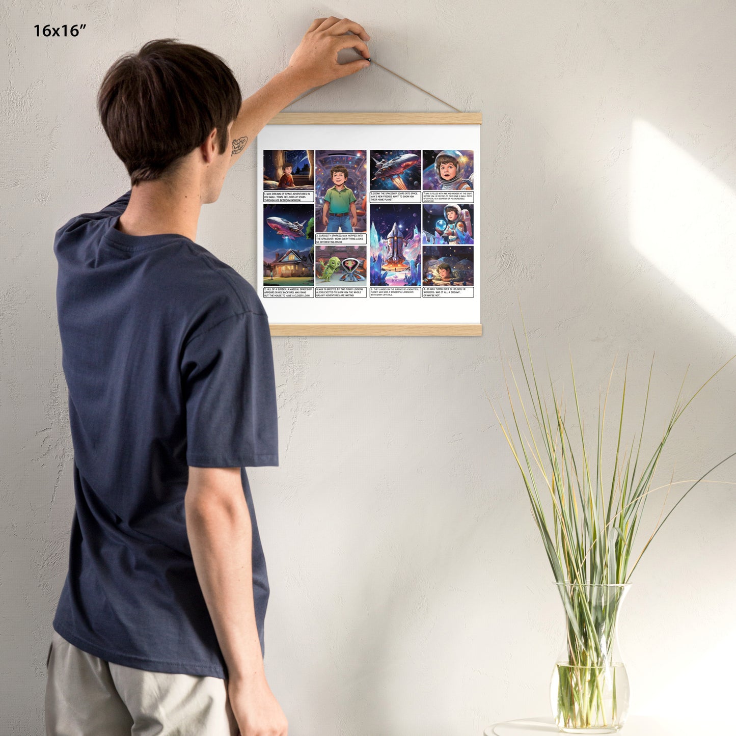 The Galactic Adventure - Enhanced Matte Paper Poster With Hanger