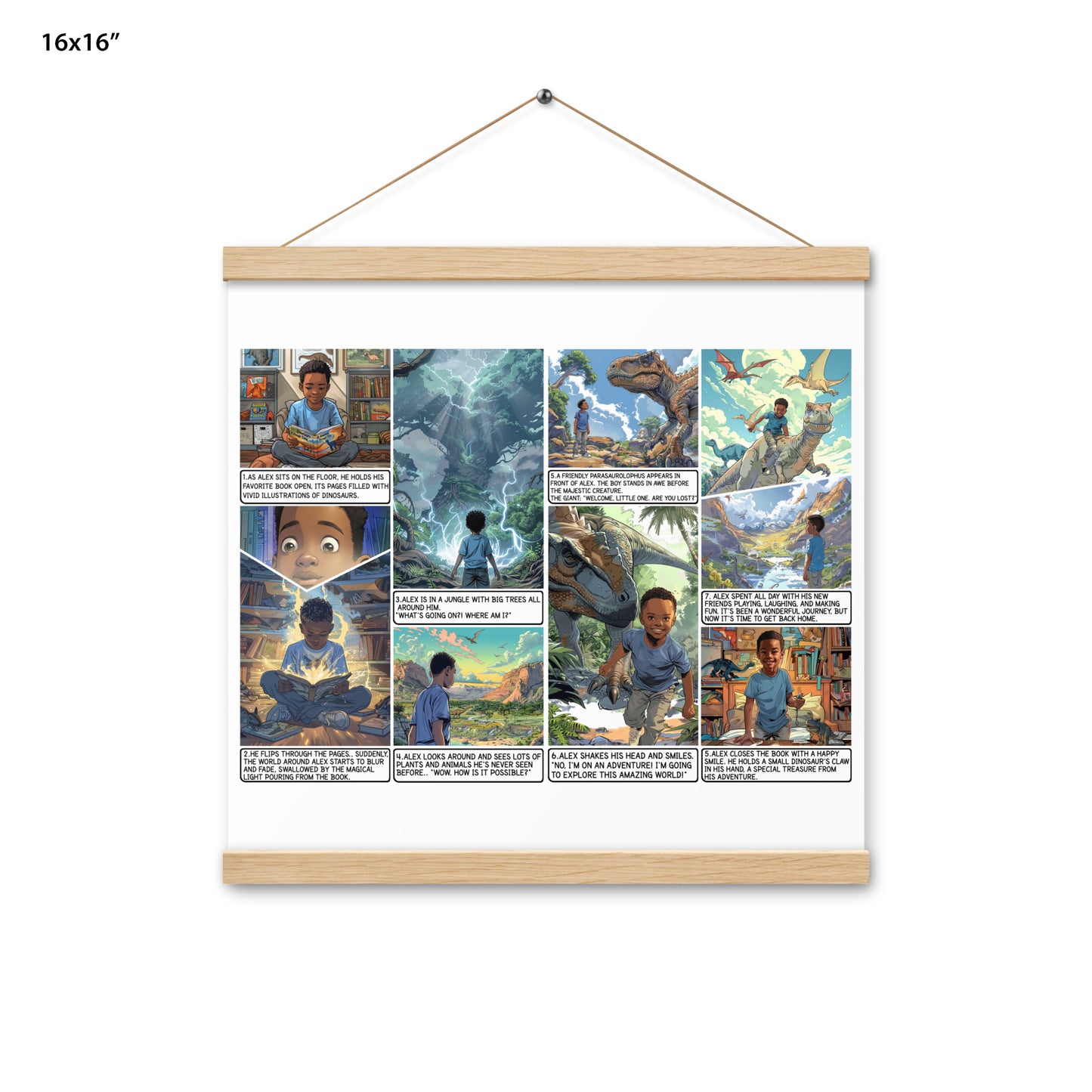 A Journey Through Time - Enhanced Matte Paper Poster With Hanger