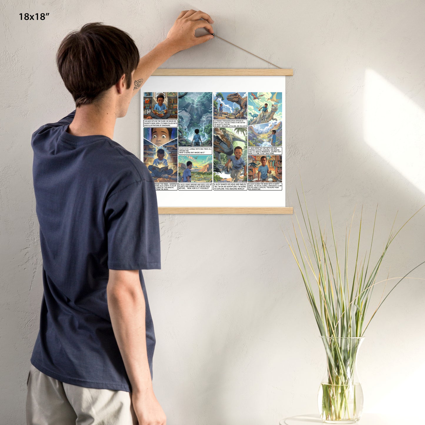 A Journey Through Time - Enhanced Matte Paper Poster With Hanger