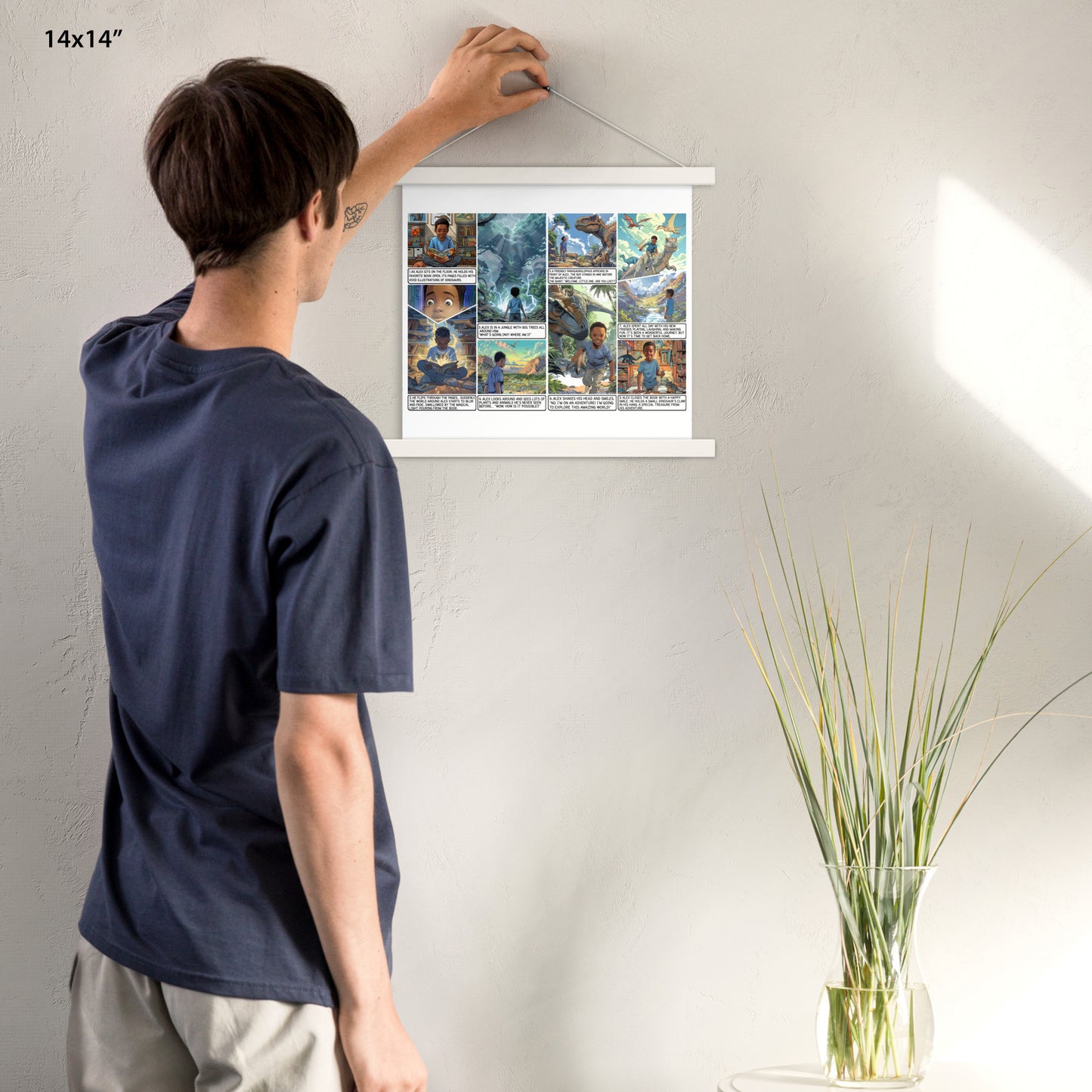 A Journey Through Time - Enhanced Matte Paper Poster With Hanger