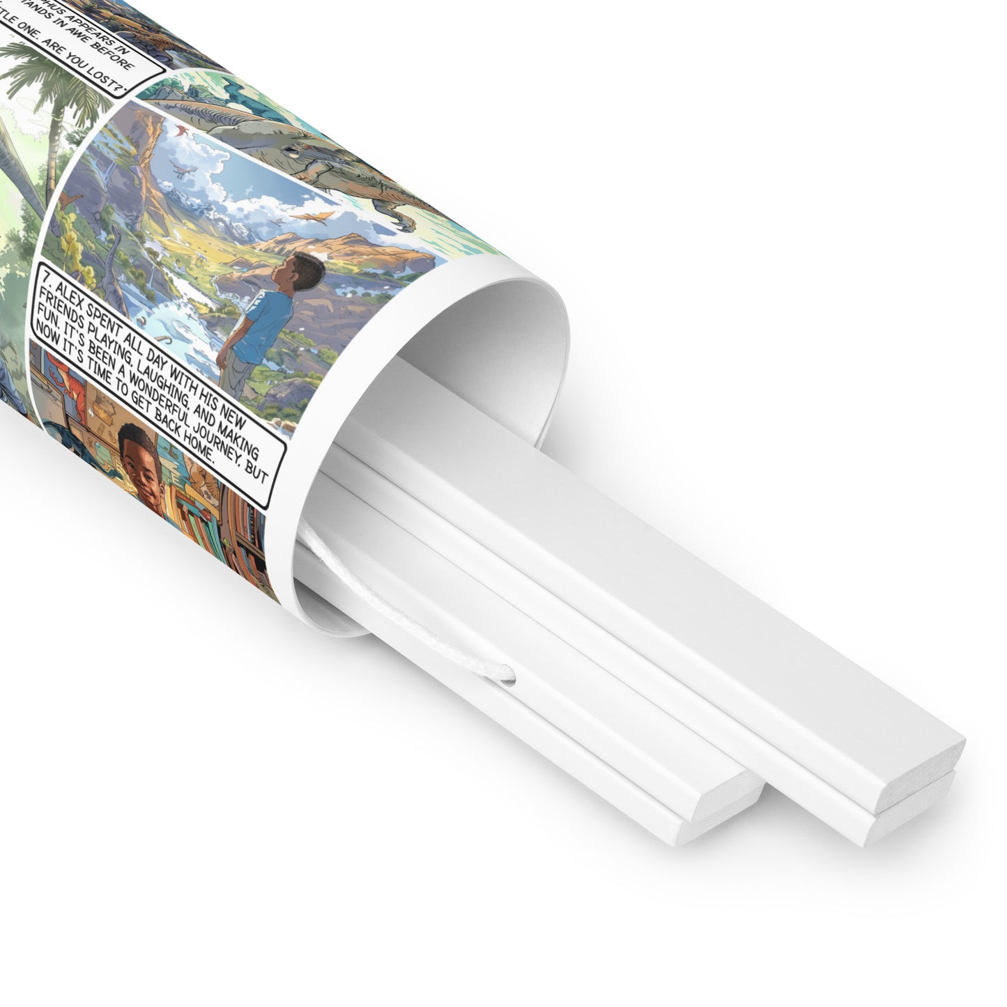 A Journey Through Time - Enhanced Matte Paper Poster With Hanger