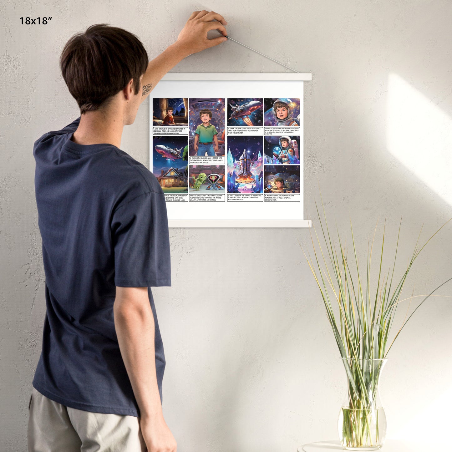 The Galactic Adventure - Enhanced Matte Paper Poster With Hanger