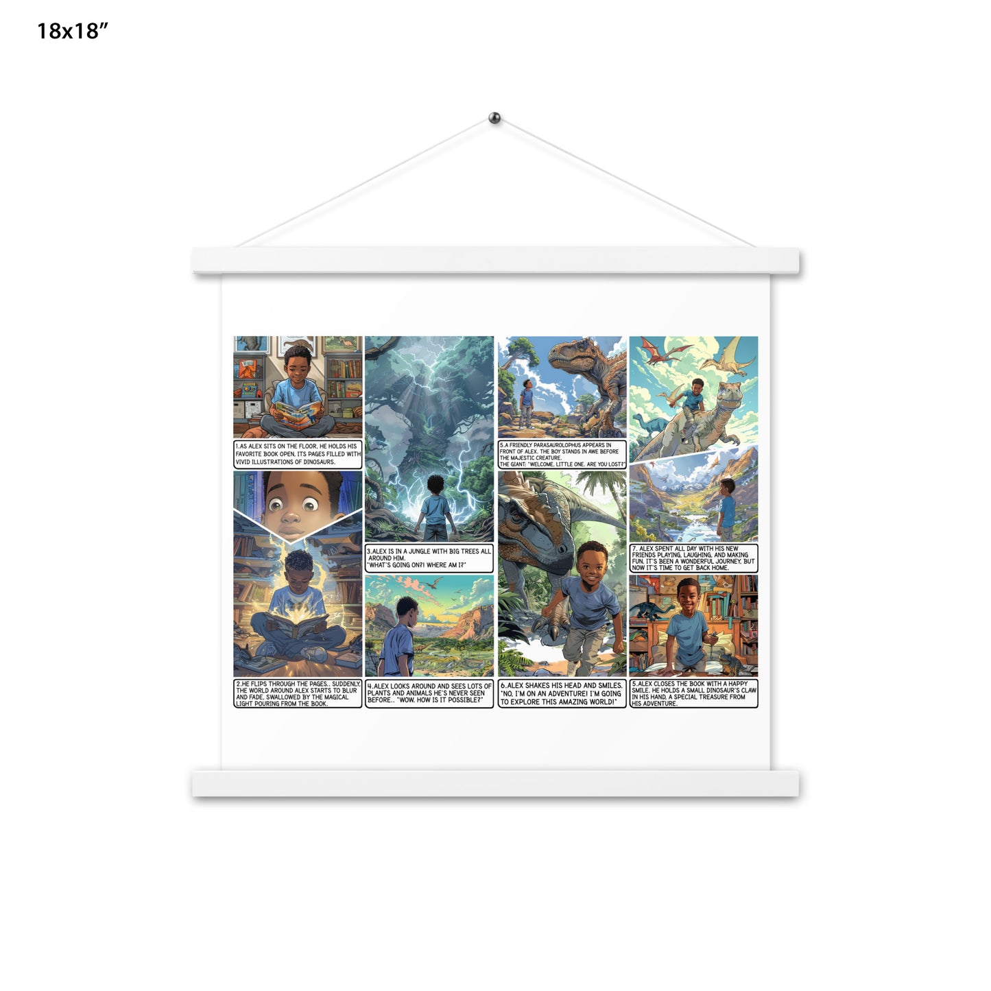 A Journey Through Time - Enhanced Matte Paper Poster With Hanger
