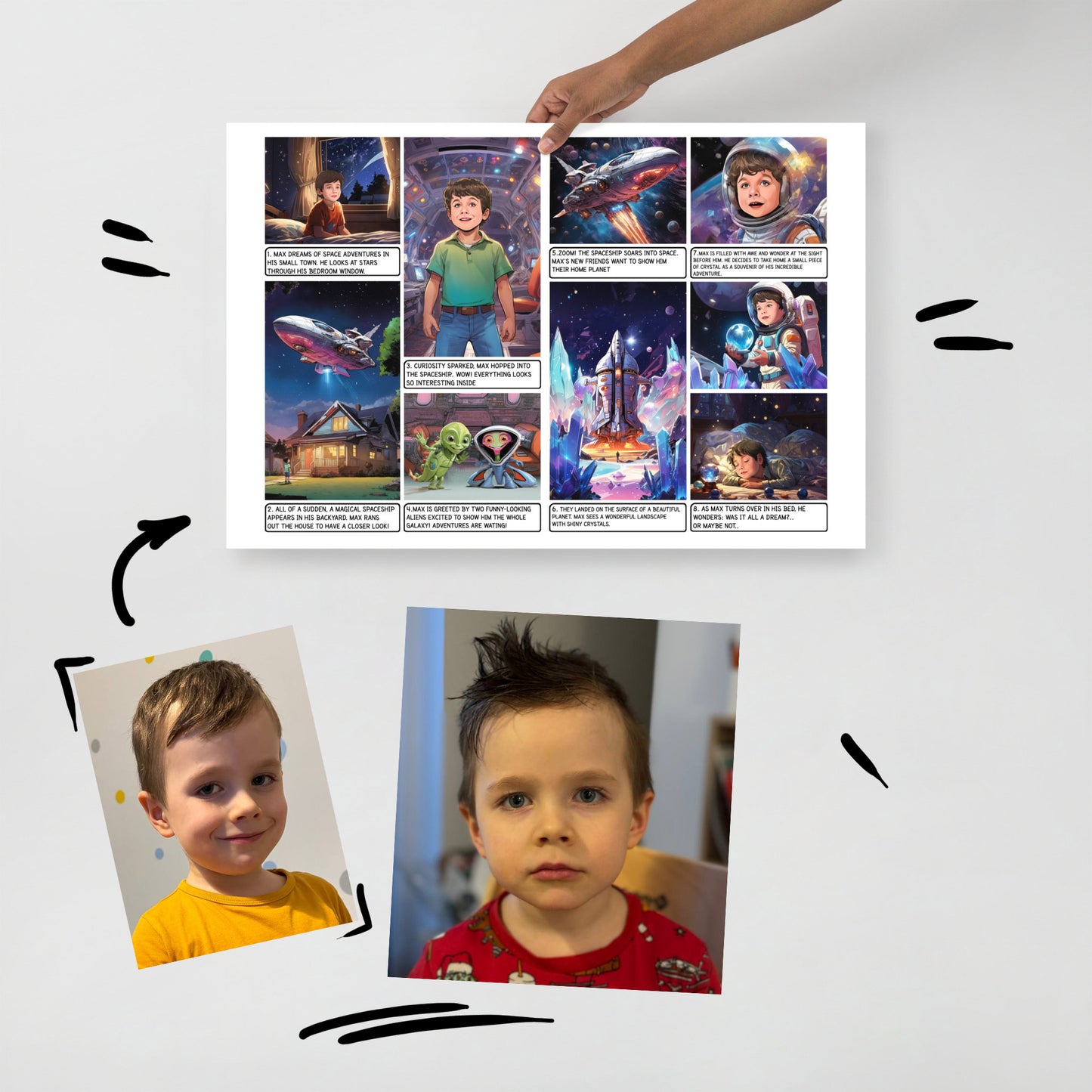 The Galactic Adventure - Enhanced Matte Paper Poster With Hanger